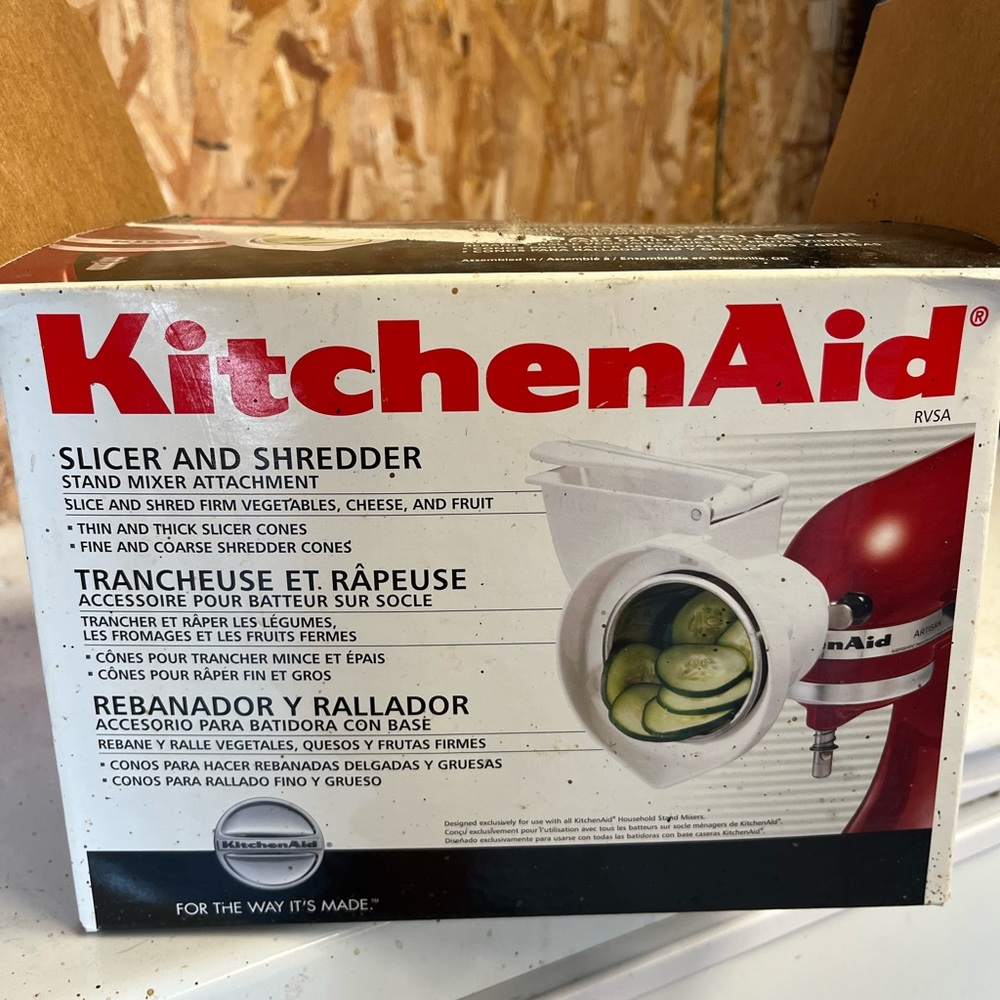 KitchenAid slicer and Shredder!  Nib!